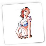 PC, gaming si accesorii - Periferice PC - Mousepad - Mousepad Gaming One Piece Nami Cat Burglar Eiichiro Oda, 21x19 cm - Infinity.ro