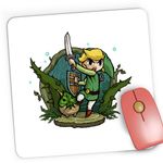 PC, gaming si accesorii - Periferice PC - Mousepad - Mousepad Gaming Legend of Zelda Link Harry Potter Elf, 21x19 cm - Infinity.ro
