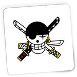 PC, gaming si accesorii - Periferice PC - Mousepad - Mousepad Gaming Zoro Roronoa Logo One Piece Flag Emblem, 21x19 cm - Infinity.ro