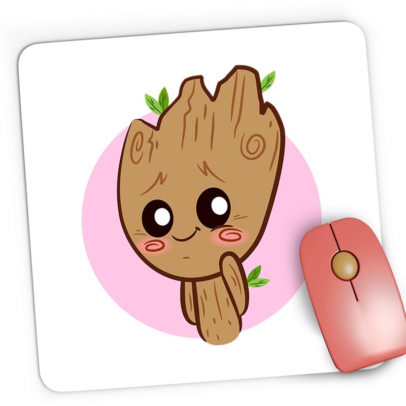 PC, gaming si accesorii - Periferice PC - Mousepad - Mousepad Gaming Baby I am Groot Bebe Copacel, 21x19 cm - Infinity.ro