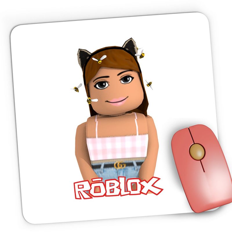 PC, gaming si accesorii - Periferice PC - Mousepad - Mousepad Gaming Roblox Girl Bee Cartoon, 21x19 cm - Infinity.ro