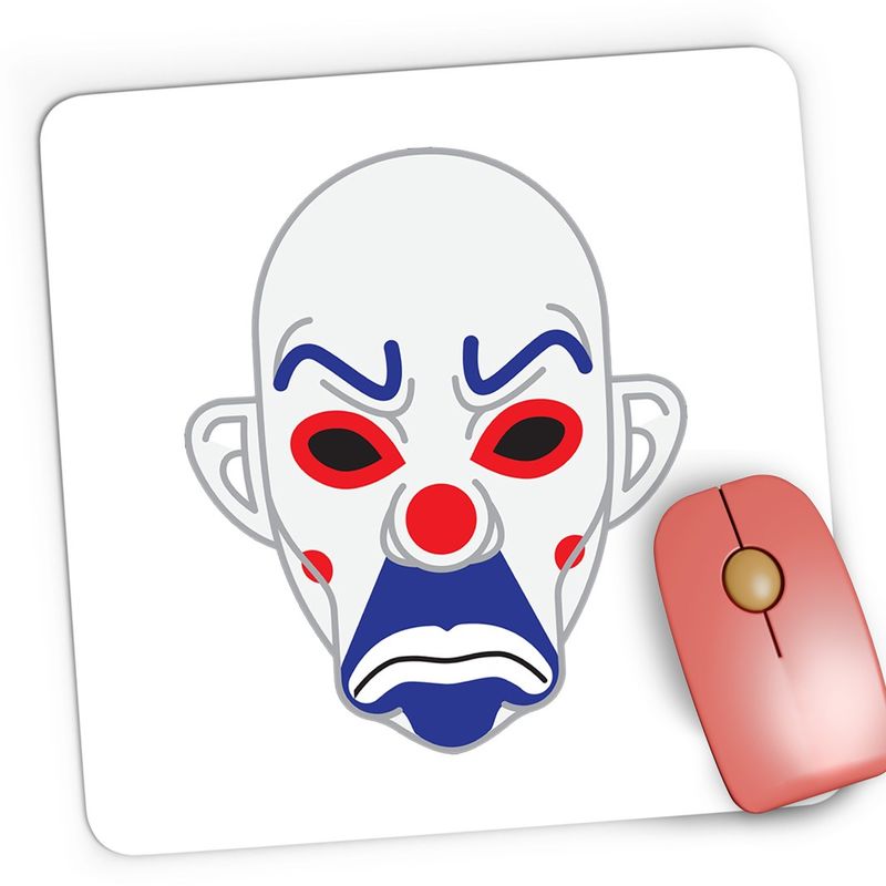 PC, gaming si accesorii - Periferice PC - Mousepad - Mousepad Gaming Joker Mask Horror Rebel Hacker Fortnite, 21x19 cm - Infinity.ro