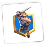 PC, gaming si accesorii - Periferice PC - Mousepad - Mousepad Gaming Knight Clash Royale Clans, 21x19 cm - Infinity.ro