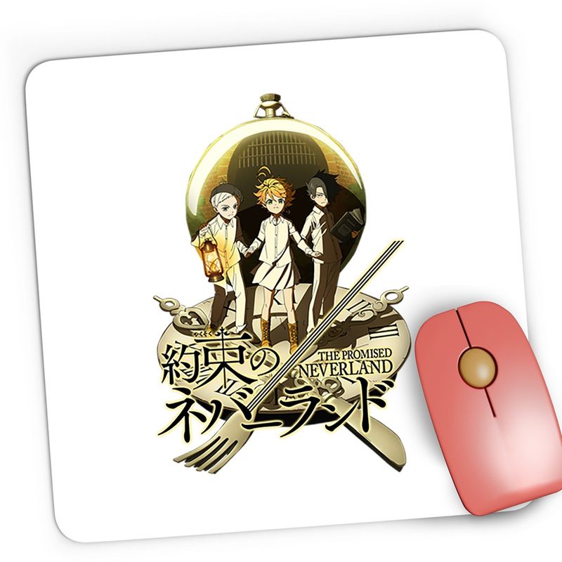 PC, gaming si accesorii - Periferice PC - Mousepad - Mousepad Gaming The Promised Neverland Orfelinat Inchisoare Anime, 21x19 cm - Infinity.ro