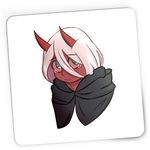 PC, gaming si accesorii - Periferice PC - Mousepad - Mousepad Gaming Darling in the FranXX Zero Two Little Devil, 21x19 cm - Infinity.ro