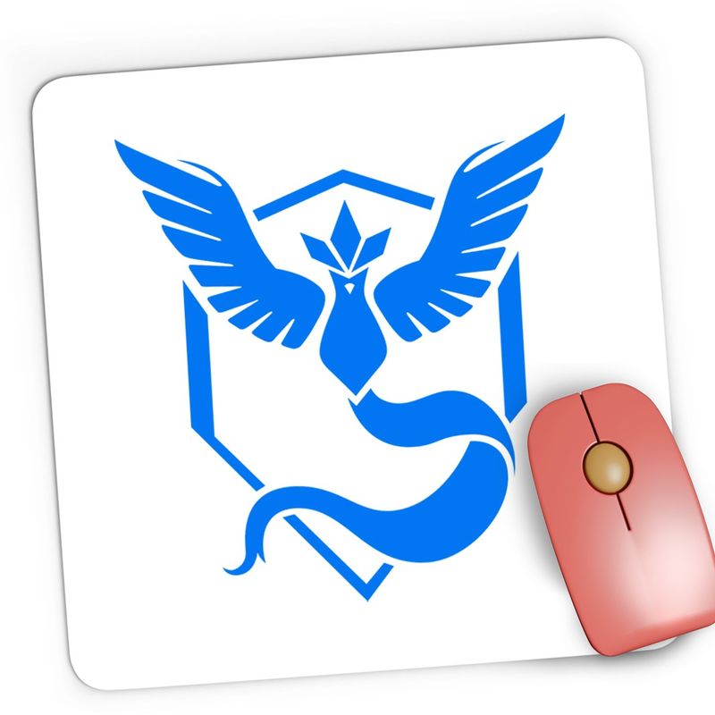 PC, gaming si accesorii - Periferice PC - Mousepad - Mousepad Gaming Mustic Pokemon Go Logo, 21x19 cm - Infinity.ro