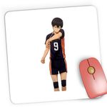 PC, gaming si accesorii - Periferice PC - Mousepad - Mousepad Gaming Haikyuu Tobio Kageyama Jucator Volei Haikyu!!, 21x19 cm - Infinity.ro