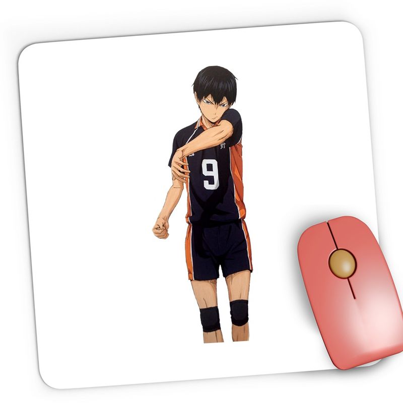 PC, gaming si accesorii - Periferice PC - Mousepad - Mousepad Gaming Haikyuu Tobio Kageyama Jucator Volei Haikyu!!, 21x19 cm - Infinity.ro