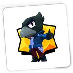 PC, gaming si accesorii - Periferice PC - Mousepad - Mousepad Gaming Crow Minecraft Brawl Stars, 21x19 cm - Infinity.ro