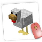 PC, gaming si accesorii - Periferice PC - Mousepad - Mousepad Gaming Minecraft Gaina, 21x19 cm - Infinity.ro