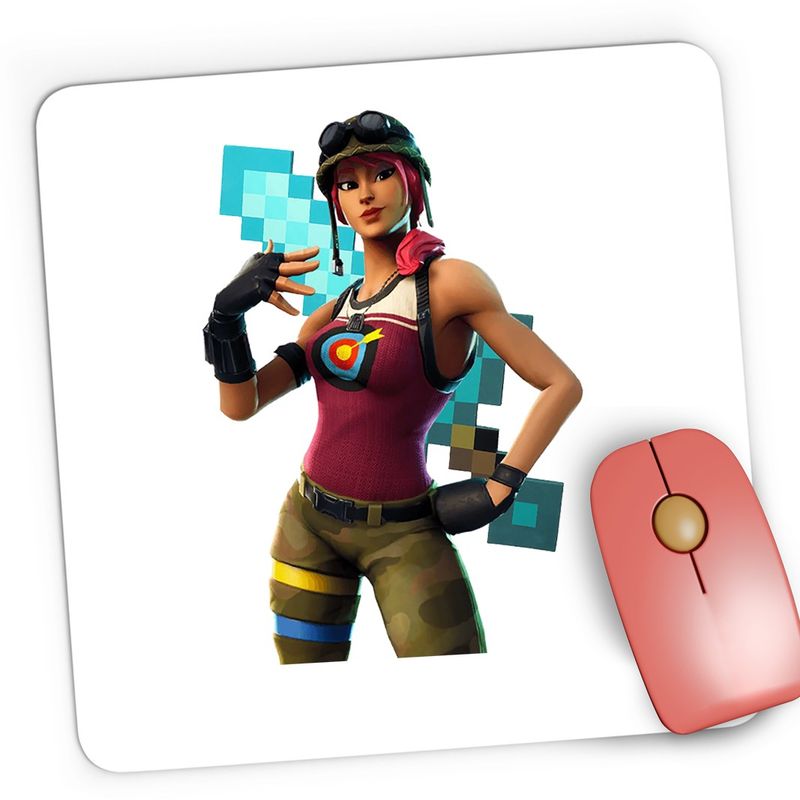PC, gaming si accesorii - Periferice PC - Mousepad - Mousepad Gaming Bullseye Fortnite Minecraft Diamond Sword, 21x19 cm - Infinity.ro