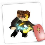 PC, gaming si accesorii - Periferice PC - Mousepad - Mousepad Gaming Diamond Gold Sword Minecraft, 21x19 cm - Infinity.ro