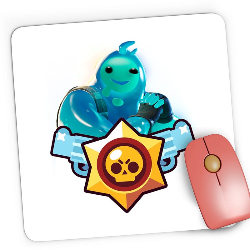 PC, gaming si accesorii - Periferice PC - Mousepad - Mousepad Gaming Rippley Fortnite Brawl Stars, 21x19 cm - Infinity.ro