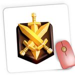 PC, gaming si accesorii - Periferice PC - Mousepad - Mousepad Gaming Arena Swords Clash of Clans Royale, 21x19 cm - Infinity.ro