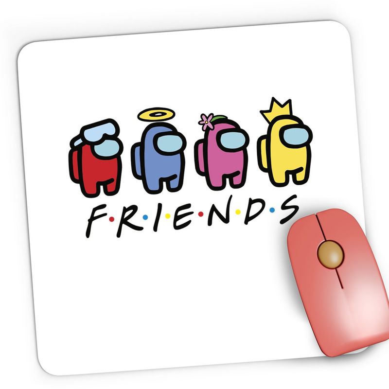 PC, gaming si accesorii - Periferice PC - Mousepad - Mousepad Gaming Friends Among Us, 21x19 cm - Infinity.ro
