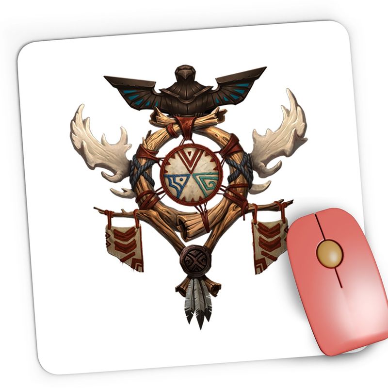 PC, gaming si accesorii - Periferice PC - Mousepad - Mousepad Gaming World of Warcraft Tauren Crest WoW, 21x19 cm - Infinity.ro
