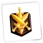 PC, gaming si accesorii - Periferice PC - Mousepad - Mousepad Gaming Arena Swords Clash of Clans Royale, 21x19 cm - Infinity.ro