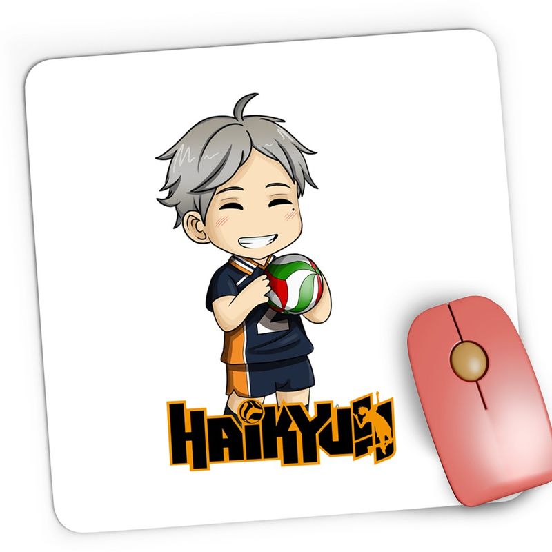 PC, gaming si accesorii - Periferice PC - Mousepad - Mousepad Gaming Haikyuu High Jump Volei Haikyu!!, 21x19 cm - Infinity.ro