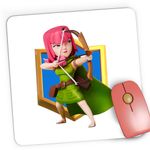 PC, gaming si accesorii - Periferice PC - Mousepad - Mousepad Gaming Archer Clash Royale Minecraft, 21x19 cm - Infinity.ro