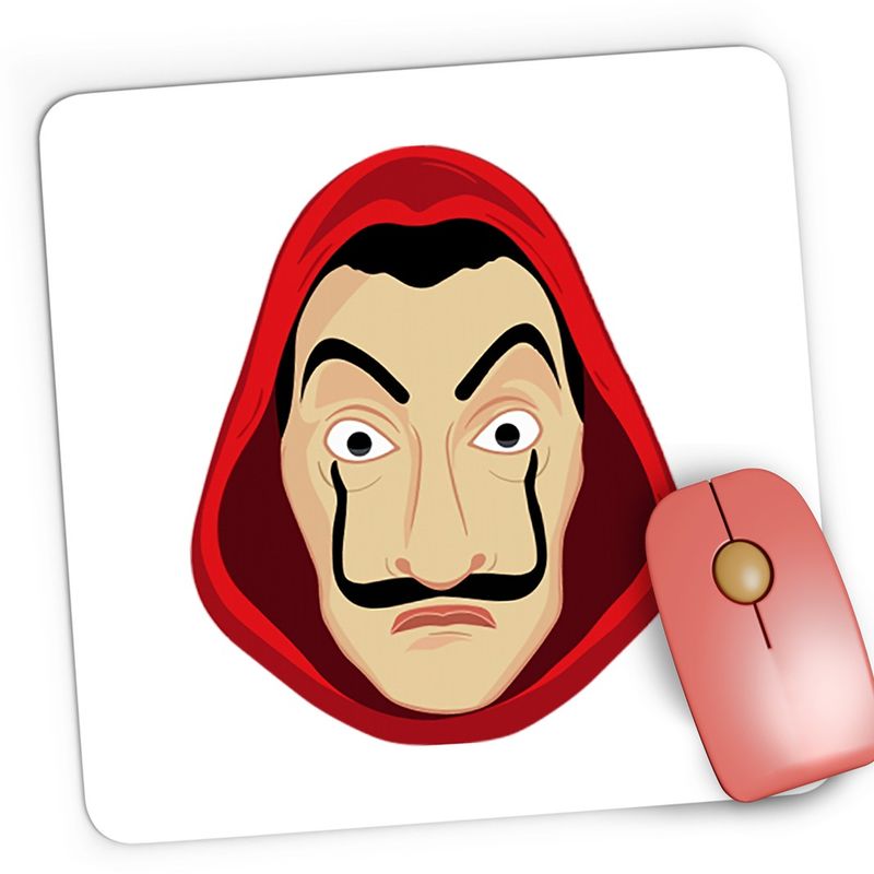 PC, gaming si accesorii - Periferice PC - Mousepad - Mousepad Gaming Casa de Papel VIP Anonymous Mafia, 21x19 cm - Infinity.ro
