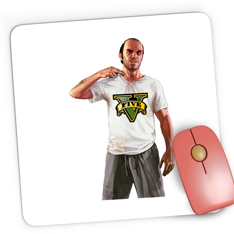 PC, gaming si accesorii - Periferice PC - Mousepad - Mousepad Gaming Trevor GTA CSGO, 21x19 cm - Infinity.ro