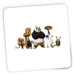 PC, gaming si accesorii - Periferice PC - Mousepad - Mousepad Gaming Kung Fu Panda Toata Echipa Luptatori Minecraft, 21x19 cm - Infinity.ro