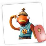 PC, gaming si accesorii - Periferice PC - Mousepad - Mousepad Gaming Fishstick Fortnite Brawl Stars, 21x19 cm - Infinity.ro