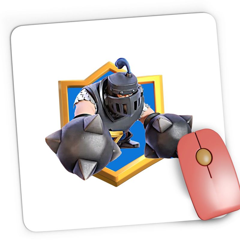 PC, gaming si accesorii - Periferice PC - Mousepad - Mousepad Gaming Mega Knight Clash Royale Clans, 21x19 cm - Infinity.ro