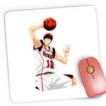 PC, gaming si accesorii - Periferice PC - Mousepad - Mousepad Gaming Kuroko no Basket Taiga Kagami Basketball, 21x19 cm - Infinity.ro