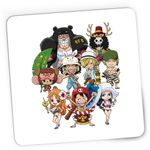 PC, gaming si accesorii - Periferice PC - Mousepad - Mousepad Gaming One Piece All Crew Gang Echipaj Zoro, 21x19 cm - Infinity.ro