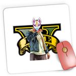 PC, gaming si accesorii - Periferice PC - Mousepad - Mousepad Gaming Drift Mask Fortnite GTA Trevor, 21x19 cm - Infinity.ro