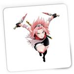 PC, gaming si accesorii - Periferice PC - Mousepad - Mousepad Gaming Naruto Sakura Haruno Karate Girl Anime, 21x19 cm - Infinity.ro