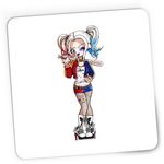 PC, gaming si accesorii - Periferice PC - Mousepad - Mousepad Gaming Joker Harley Quinn Queen Gangster Bad Girl, 21x19 cm - Infinity.ro