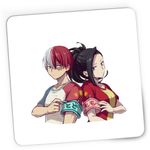 PC, gaming si accesorii - Periferice PC - Mousepad - Mousepad Gaming Hero Academia Todoroki Momo Love Couple Anime, 21x19 cm - Infinity.ro