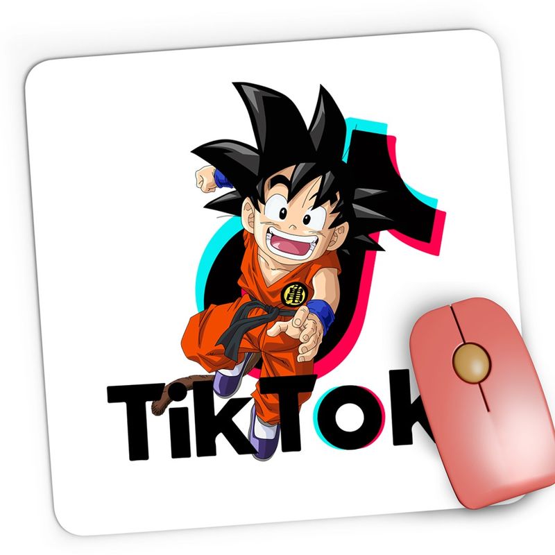 PC, gaming si accesorii - Periferice PC - Mousepad - Mousepad Gaming Son Goku Tiktoker Dragon Ball Z Tiktok, 21x19 cm - Infinity.ro