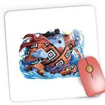 PC, gaming si accesorii - Periferice PC - Mousepad - Mousepad Gaming Jinbei Blue Whale One Piece Marine Pirate, 21x19 cm - Infinity.ro