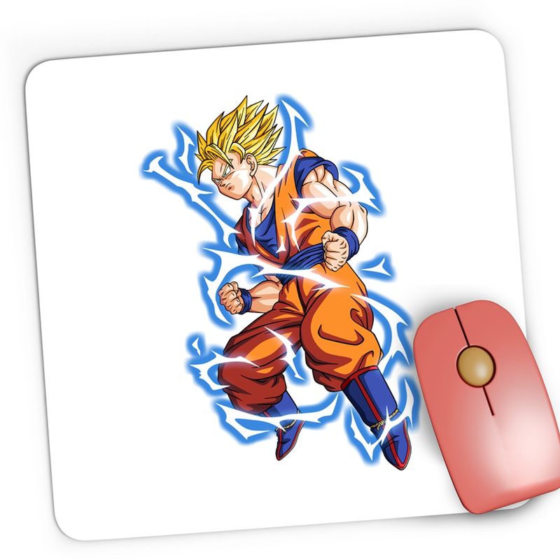 PC, gaming si accesorii - Periferice PC - Mousepad - Mousepad Gaming Dragon Ball SonGoku Desene Animate Anime, 21x19 cm - Infinity.ro
