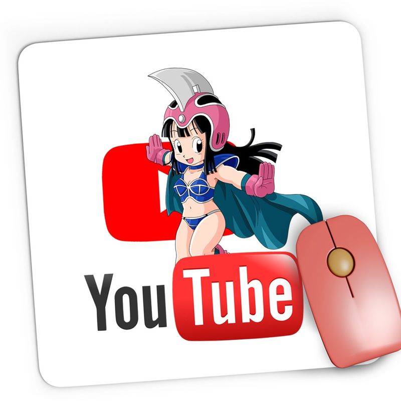 PC, gaming si accesorii - Periferice PC - Mousepad - Mousepad Gaming Youtuber Anime Girl Dragon Ball Z Chi-Chi Youtube, 21x19 cm - Infinity.ro