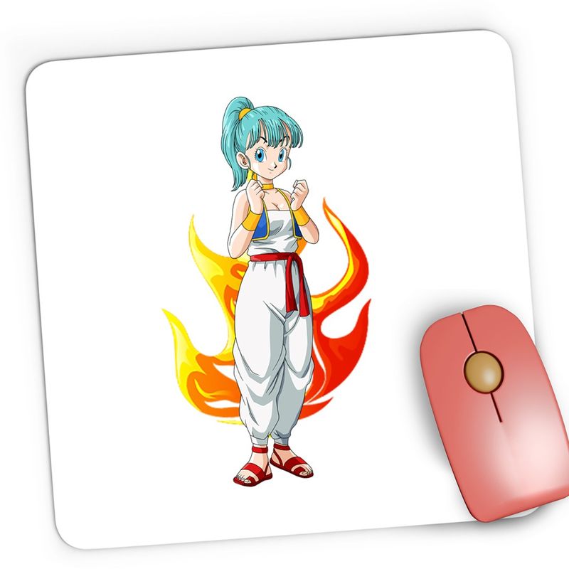 PC, gaming si accesorii - Periferice PC - Mousepad - Mousepad Gaming Dragon Ball Bulma Cool Bunica Anime, 21x19 cm - Infinity.ro
