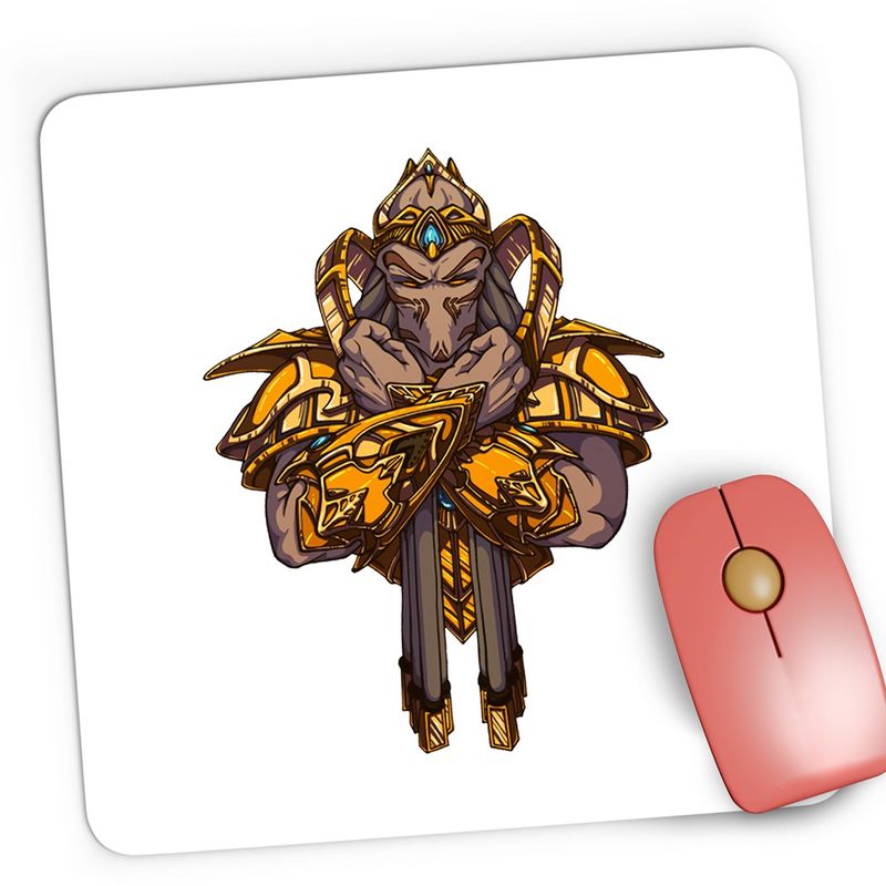 PC, gaming si accesorii - Periferice PC - Mousepad - Mousepad Gaming StarCraft 2 Protoss Race Artwork Fan Art, 21x19 cm - Infinity.ro