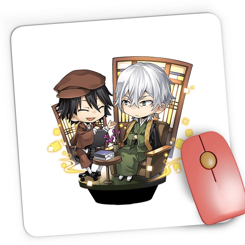 PC, gaming si accesorii - Periferice PC - Mousepad - Mousepad Gaming Bungo Stray Dogs Chibi Naomi Tanikazi, 21x19 cm - Infinity.ro