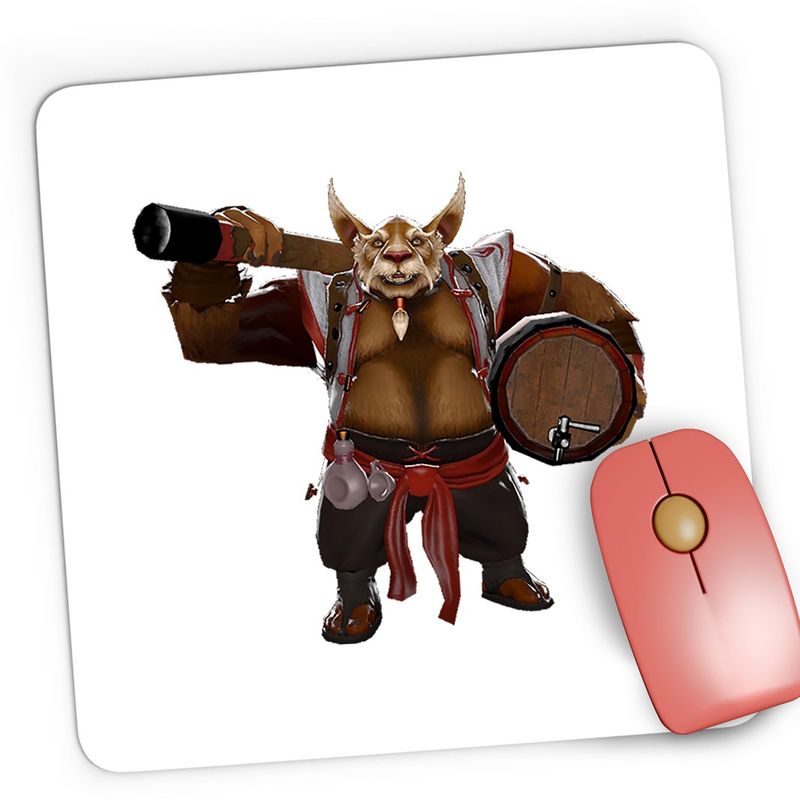 PC, gaming si accesorii - Periferice PC - Mousepad - Mousepad Gaming Dota 2 Brewmaster Tetsuya Hero Gaming, 21x19 cm - Infinity.ro