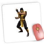 PC, gaming si accesorii - Periferice PC - Mousepad - Mousepad Gaming Mortal Kombat Reptile Kung Fu Lupte Arena, 21x19 cm - Infinity.ro