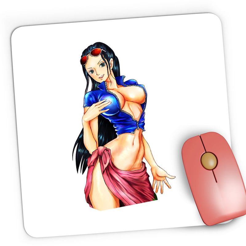 PC, gaming si accesorii - Periferice PC - Mousepad - Mousepad Gaming One Piece Nico Robin Eiichiro Oda Devil, 21x19 cm - Infinity.ro