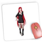 PC, gaming si accesorii - Periferice PC - Mousepad - Mousepad Gaming Naruto Uzumaki Kushina Anime Girl Manga, 21x19 cm - Infinity.ro