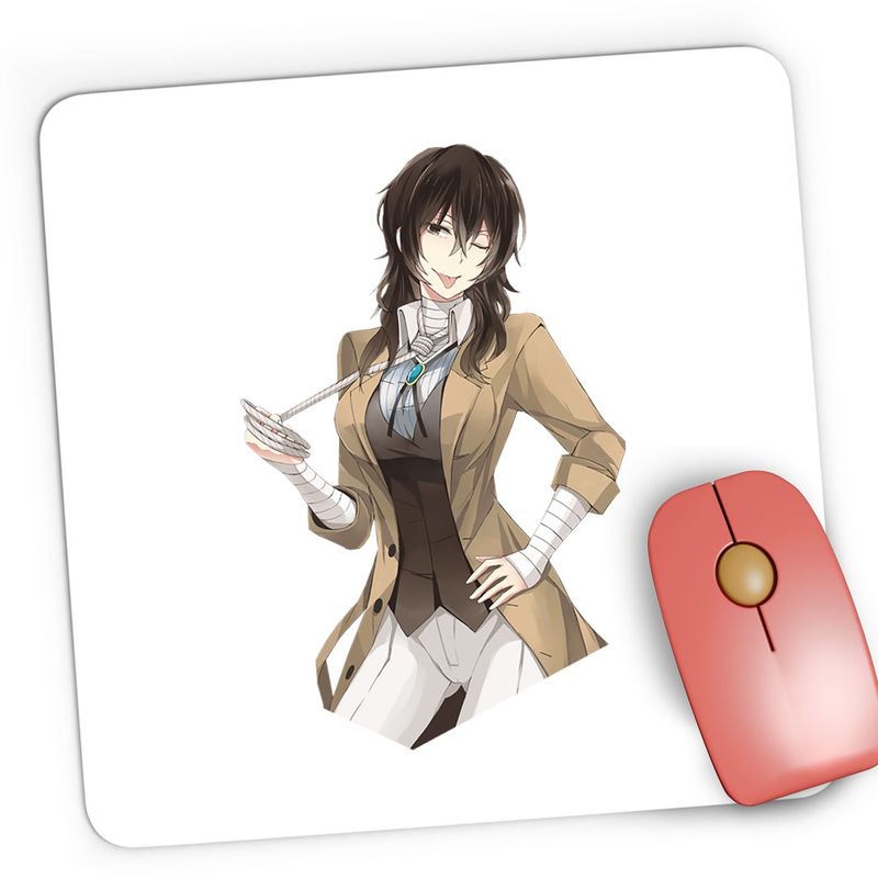 PC, gaming si accesorii - Periferice PC - Mousepad - Mousepad Gaming Bungo Stray Dogs Anime Fan Art Manga, 21x19 cm - Infinity.ro