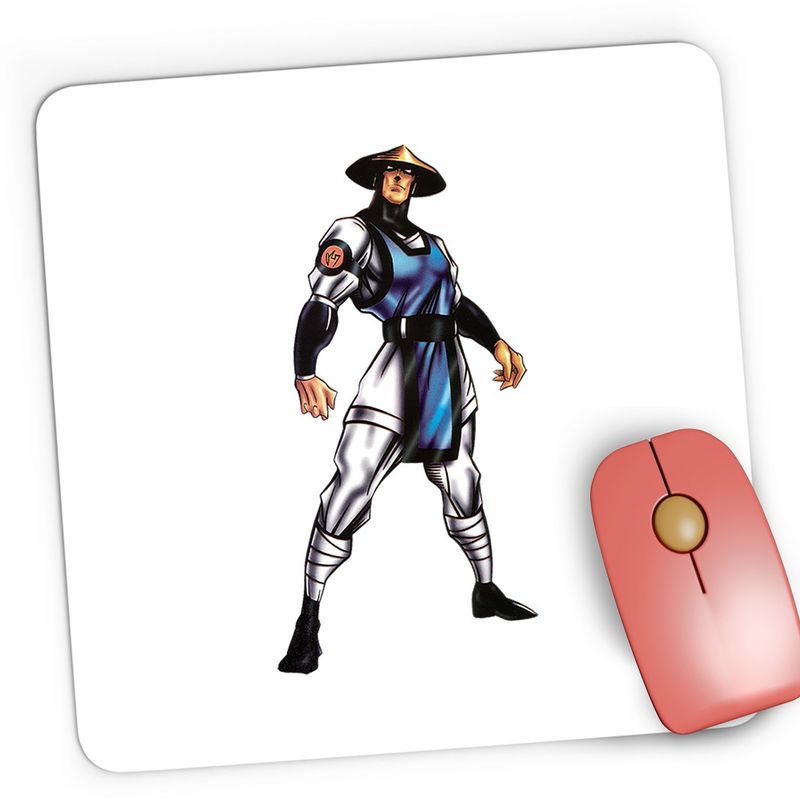 PC, gaming si accesorii - Periferice PC - Mousepad - Mousepad Gaming Mortal Kombat Raiden Scorpion SuperHero Forever, 21x19 cm - Infinity.ro
