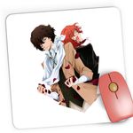 PC, gaming si accesorii - Periferice PC - Mousepad - Mousepad Gaming Bungo Stray  Dogs Osamu Dazai Plush Detectiv, 21x19 cm - Infinity.ro