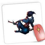 PC, gaming si accesorii - Periferice PC - Mousepad - Mousepad Gaming Yasuo Unforgiven League of Legends LoL Game, 21x19 cm - Infinity.ro