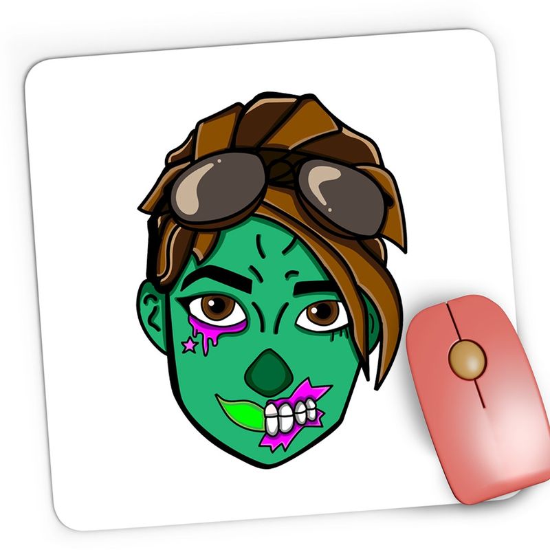 PC, gaming si accesorii - Periferice PC - Mousepad - Mousepad Gaming Fortnite Ghoul Trooper, 21x19 cm - Infinity.ro